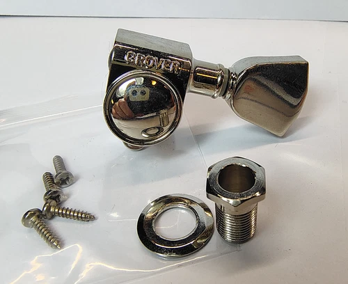 Gibson Grover Chrome Tuner, Tuning Machine, Bass Side, id-32