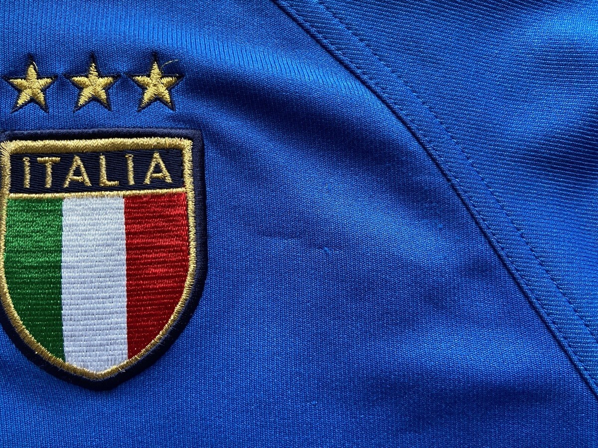 ITALY 2000s FOOTBALL SOCCER SWEATSHIRT PUMA sz S MEN VINTAGE