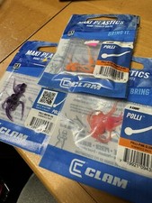 Lot 11: Clam Maki Ice Fishing Plastics Polli 3 pack