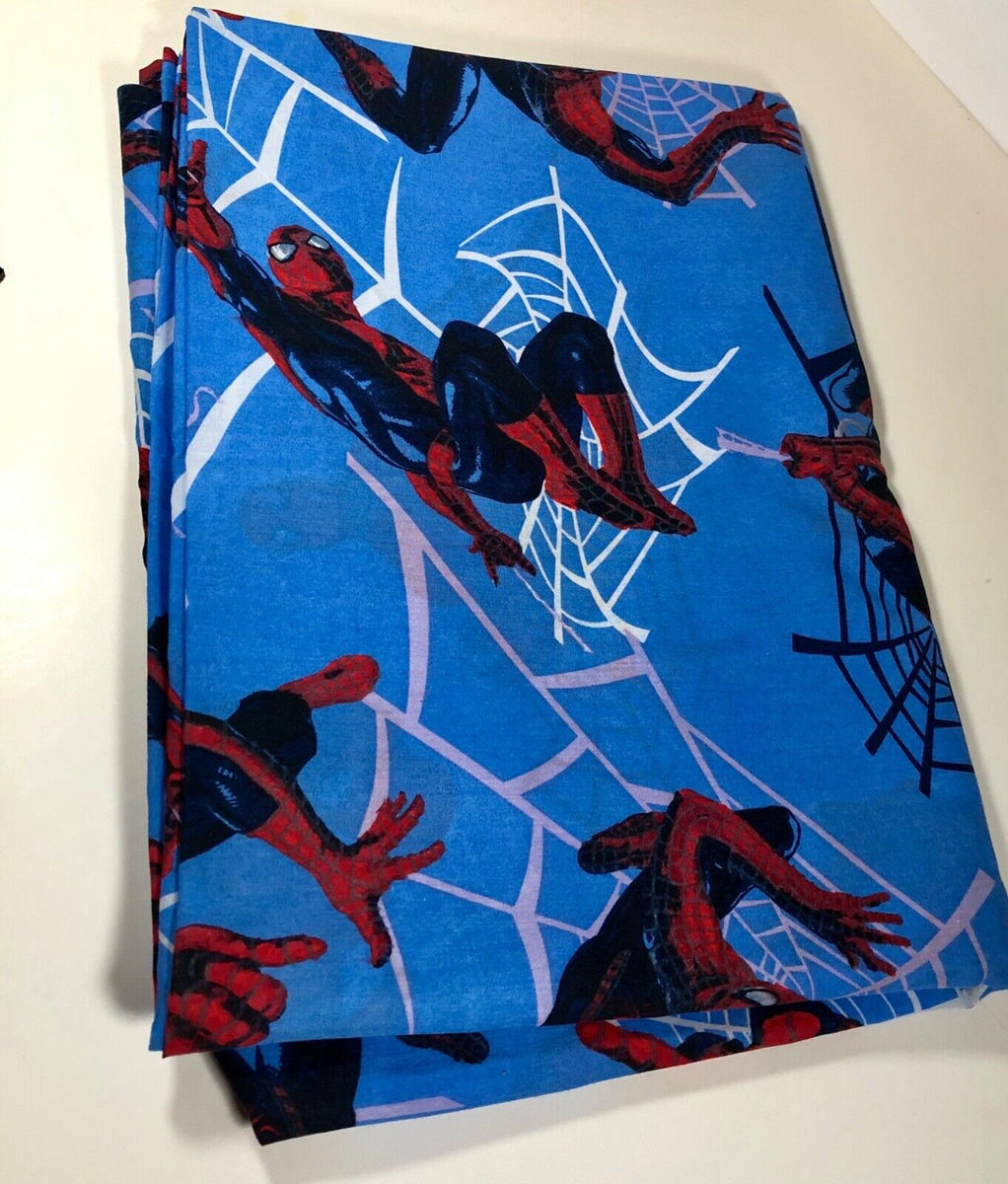 Marvel Spider-Man Twin Sheet Set Spiderman 2002 Dan River Vintage