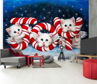 3D Engel Katze C560 Tapete Wandbild Fototapete Kayomi Harai Amy