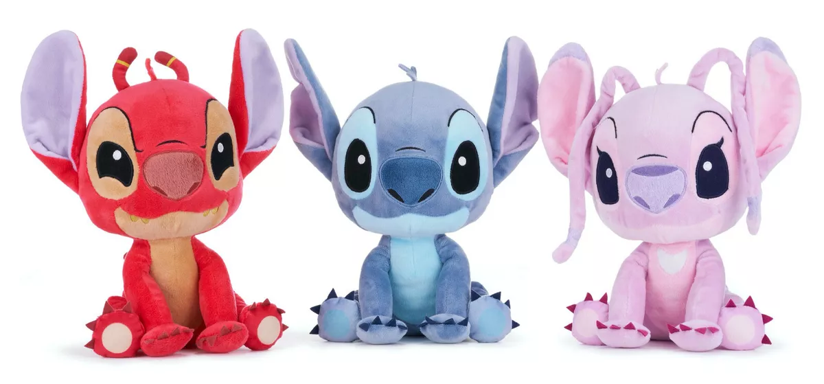 NEW OFFICIAL 12 DISNEY LILO AND STITCH PLUSH SOFT TOYS STITCH ANGEL LEROY