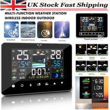 Digital LCD Indoor & Outdoor Wireless Weather Station Clock Calendar Thermometer