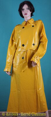 Regenmantel Lackmantel Raincoat Mac Trenchcoat Impermeable 100%PVC - Main Image