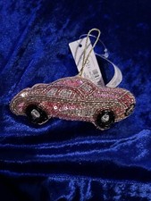 Monsoon Accessorize  Pink Velvet Car Christmas decoration New