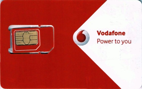 Vodafone Ireland 5G 3 in 1 Sim Card for Free EU Rooming IRISH Sim Best Rates - Afbeelding 1 van 1