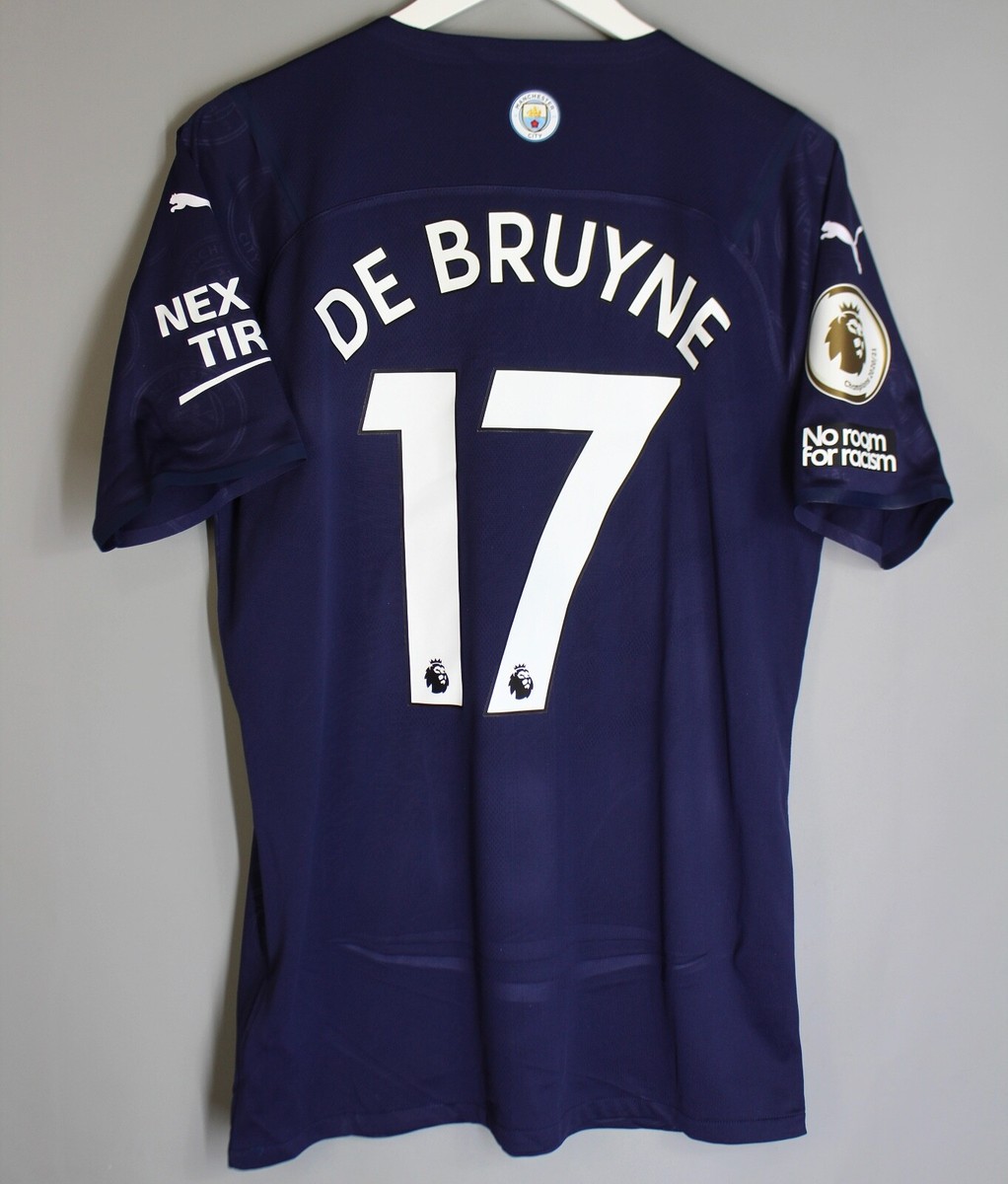 NWT MANCHESTER CITY 2021/2022 AWAY SHIRT JERSEY #17 DE NWT MANCHESTER CITY 2021/2022 AWAY SHIRT JERSEY #17 DE