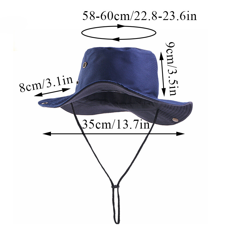 APL Cappello sole uomo secchio cargo safari bush cappello giungla estate pesca berretto esterno 