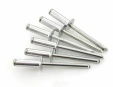 POP RIVETS DOME HEAD OPEN BLIND ALUMINIUM BODY STEEL SHANK 3.2mm 4.0mm 4.8mm ?