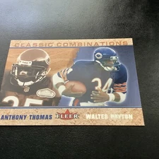 2002 Fleer Walter Payton Insert Bears /2000 Nm