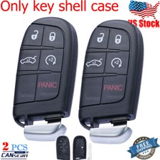 2 For Dodge Charger Challenger Jeep Chrysler Remote Key Fob Cover Shell Case Us