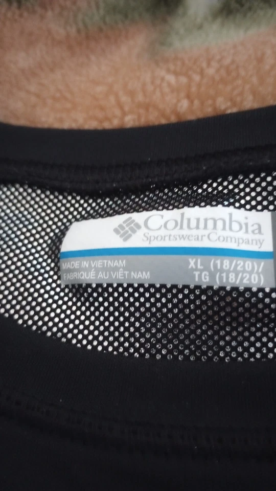 Columbia Omni Heat Base Layer Top and Bottoms Junior XL Black - Image 4 of 4