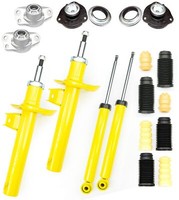 4 Sport-StoßDäMpfer Vorne Ø55Mm + Hinten + Domlager + Staubkappen - Golf 5 A3 8P