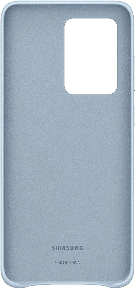 Official Samsung Galaxy S20+ Plus Leather Cover Case - Sky Blue - Image 3 of 4