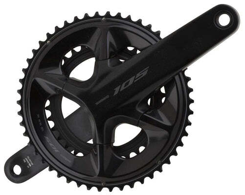 SHIMANO 105 FC-R7100 Crankset Black 2 x 12 Speed Hollowtech II