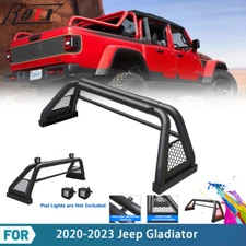 Adjustable Sport Bar Truck Bed Chase Rack Roll Bar For 2020-2025 Jeep Gladiator