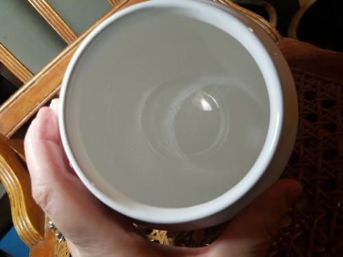 VINTAGE MARKS & SPENCER BISCUIT JAR ASHBERRY FRUIT LIDDED CANISTER ENGLAND 8" - Picture 6 of 12