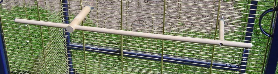 pipano Sitzstange 40 bis 80 cm lang, Durchmesser 12 mm, Wellensittich, VAS12