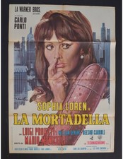manifesto LA MORTADELLA Sophia Loren Luigi Proietti mario monicelli devane A481