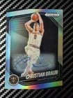 2024-25 Panini Prizm Black - Christian Braun, #186 Silver Prizm Autographs