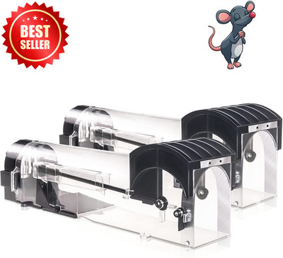 Humane Mouse Traps 12 Inch Enlarged No Kill Rat Live Chipmunk 2 Pack US