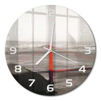 Glasuhr Wanduhr Ohne TickgeräUsche San Francisco BrüCke WeißE Zeiger Fi30 Cm