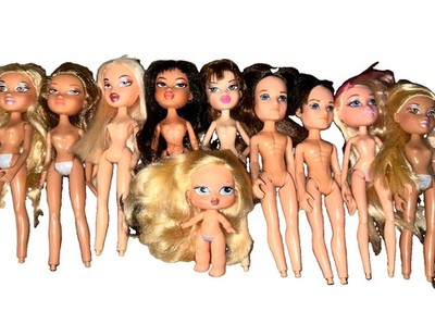 Bratz Doll Lot of 9 MGA Entertainment Cloe Yasmin Vinessa Kylie Yasmin