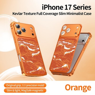 Kevlar-Textur Handyhülle kratzfest stoßfest für iPhone 13-17 Pro Pro Max new