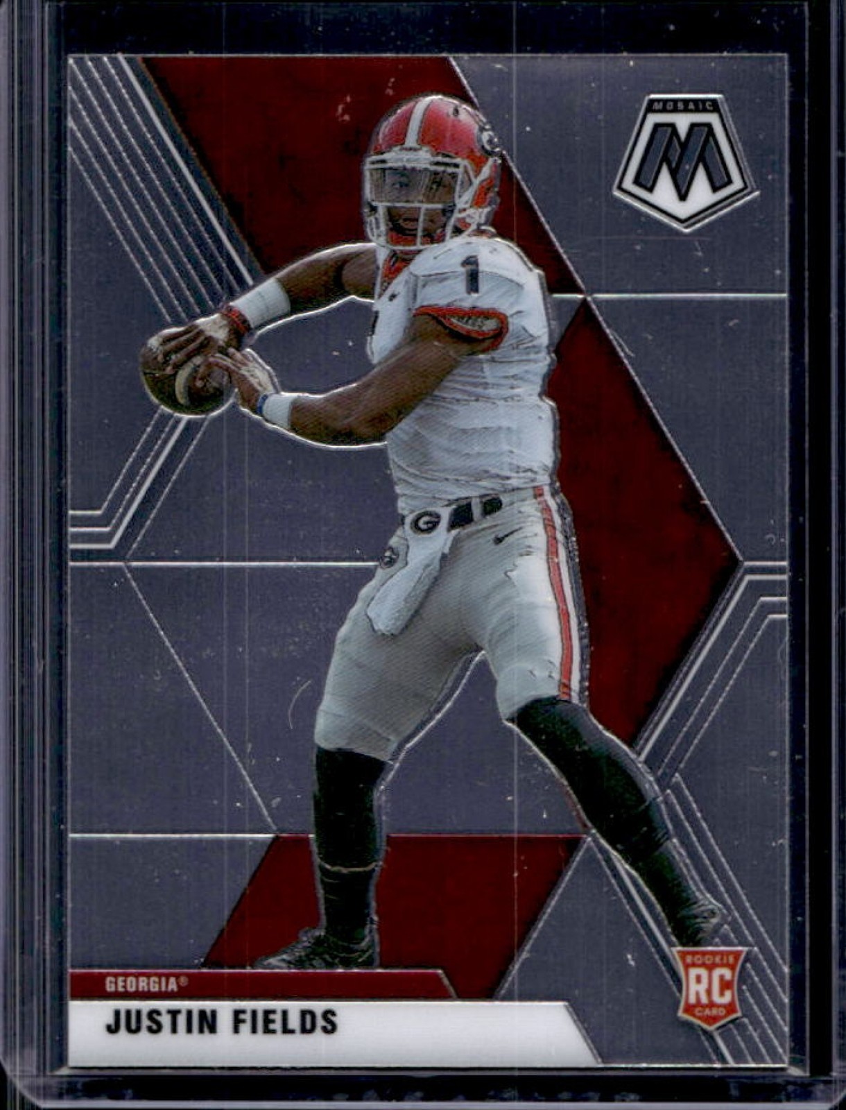 2021 Mosaic Draft Picks Justin Fields RC Rookie #5 Bulldogs