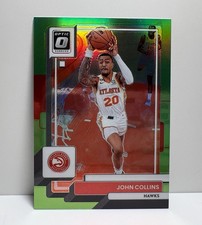 2022-23 Panini Donruss Optic Lime Green Prizm /149 John Collins #137 Hawks