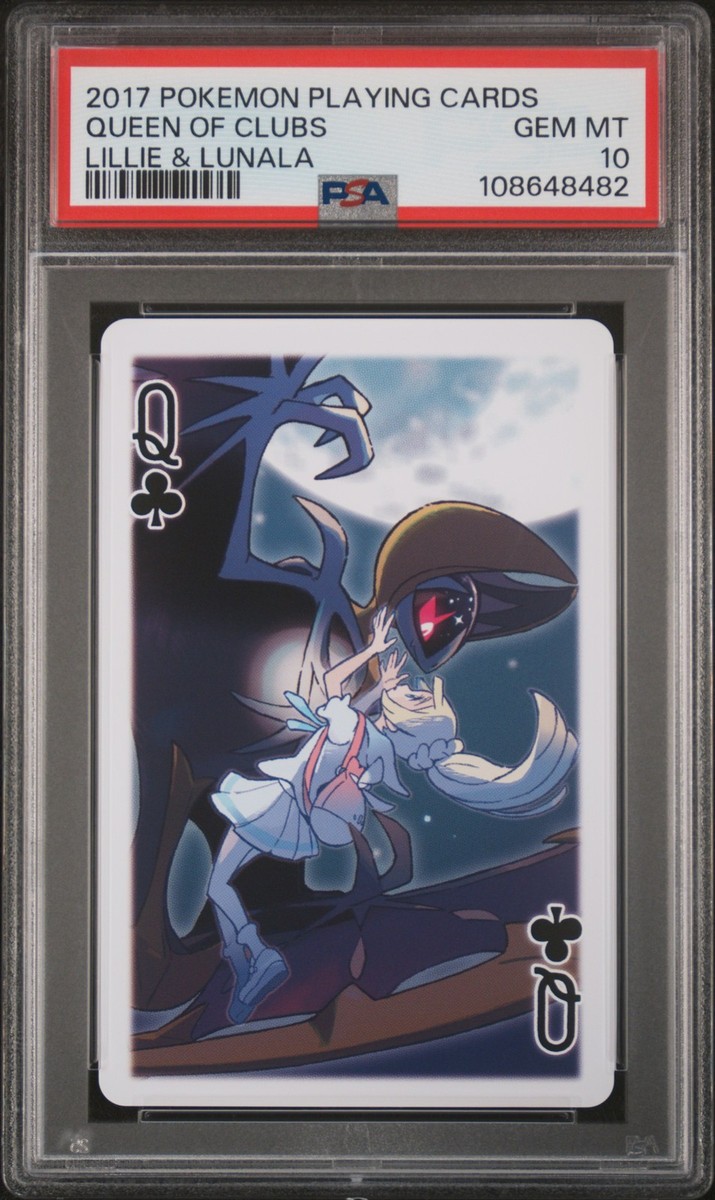 2017 POKEMON PLAYING CARDS LILLIE, GLADION & LUSAMINE QUEEN OF