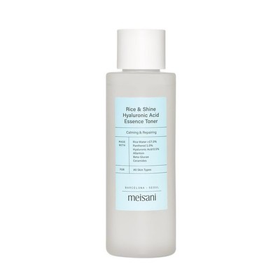 Meisani,K-Beauty,South Korea,Rice and Shine Hyaloronic Acid Essence Toner,150ml