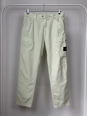 Stone Island Mint Closed Loop Patch Cargo Pants W36 Made in Italy
