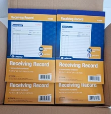 Adams Receiving Record Book 50 Sheet 3 Part Carbonless  8.43" X 5.56" Case of 10