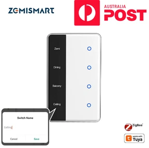ZigBee Personnalisé DisplayName Commutateur de lumière tactile intelligent/AU RCM SAA/Apple Alexa Google