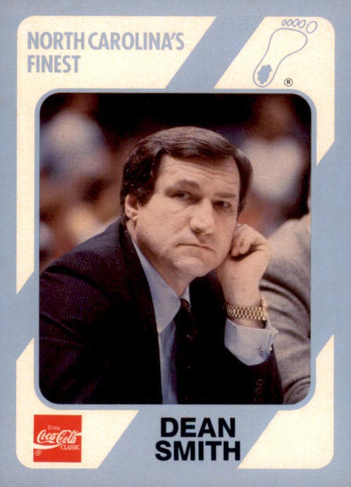 1989 Collegiate Collection North Carolina's Finest #2 Dean Smith Tar Heels