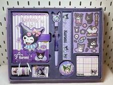 Girls Planner Gift Set Cartoon Stationery Box with Notebook Stickers Tape Pen