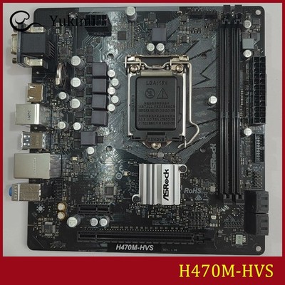 FOR ASROCK H470M-HVS DDR4*2 Socket 1200 64GB HDMI D-Sub Micro ATX Ｍotherboard
