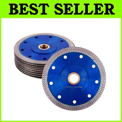 4.5'' Blue Diamond Blade for Porcelain Tiles - 10 Pack
