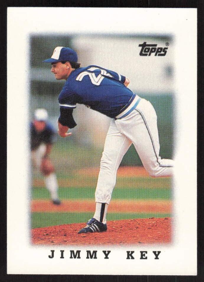 1988 Topps Major League Leaders Minis Jimmy Key #39 Toronto Blue Jays
