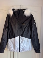 Girls XS Decathlon Ski Jacket with Hood and Decathlon Salopettes