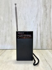 Sony ICF-P26 Portable AM/FM Analog Pocket Radio Black Telescoping Antenna