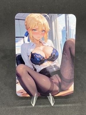 Artoria Pendrago Saber Sexy Card/ ACG Card /Anime Card / Sexy Waifu / Waifu Card