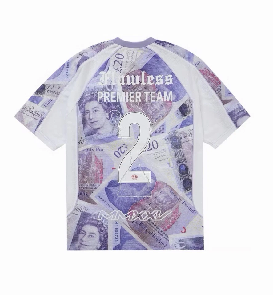 Supreme FW25 Pounds Soccer Jersey (White) Size Medium New In Bag Ships Fast! - Image 2 of 3
