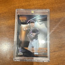 2026 Topps Chrome Black Francisco Lindor Orange Parallel #19 Mets 15/25 SSP