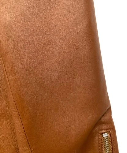 URBAN RESEARCH Lamb Leather Jacket Men's Size 38 Brown image 8