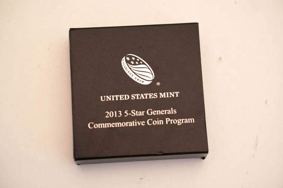 2013 P US Mint 5 Star Generals Proof Silver Dollar - Box and COA (INV U) - Image 4 of 4