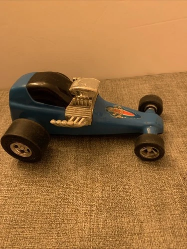 Vintage Tonka Wheeler Dealer Blue Drag Car Gears Toy Metal WT0-760 Memories