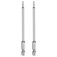 "2 StüCk Flache Sechskant-Bits 2,5Mm (H2,5) 1/4\" FüR 4\" Magnet"