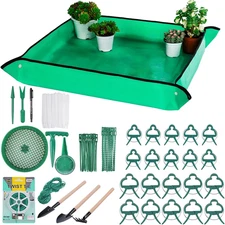 Mini Garden Tools Set, Succulent Tools Gardening Set with Plant Tags, Twine, Tie